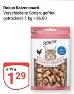 Dokas Katzensnack Verschiedene Sorten, gefriergetrocknet