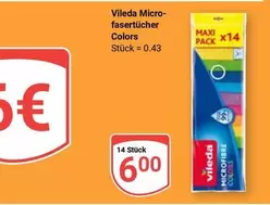 Vileda - Microfasertücher Colors