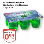 Götterspeise Minis Waldmeister oder Himbeere