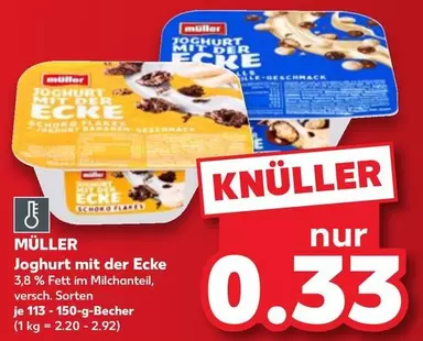 Joghurt mit der Ecke