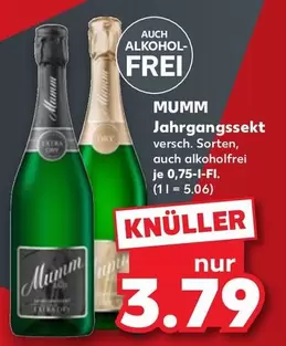 Mumm - Jahrgangssekt