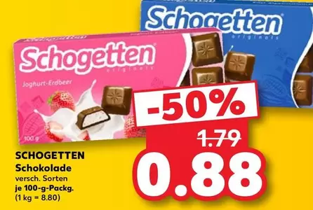 Schogetten Schokolade