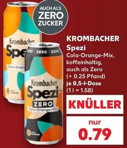 Krombacher - Spezi ZERO