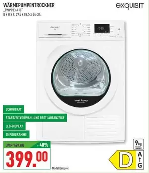 WÄRMEPUMPENTROCKNER TWP903-410