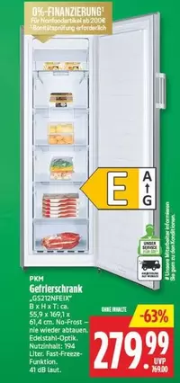 Gefrierschrank "GS212NFED"