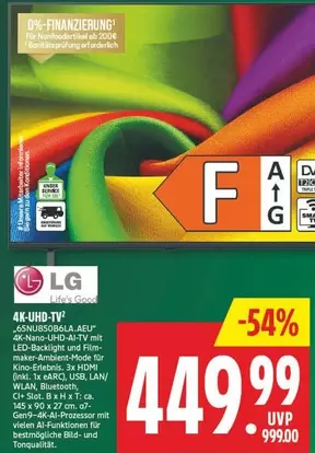 LG - 4K UHD-TV 65NUS8086LA.AEU