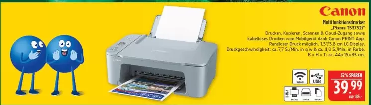 Canon - Multifunktionsdrucker PIXMA TS3352