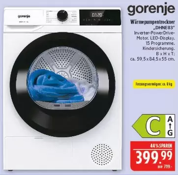 Wärmepumpentrockner "DHNE83"