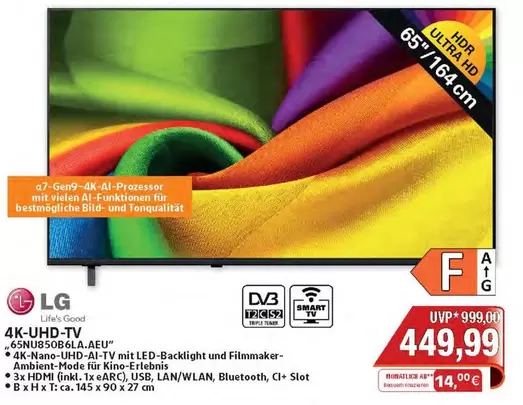 LG - 4K UHD TV