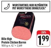 Bille High Protein Chicken Barren