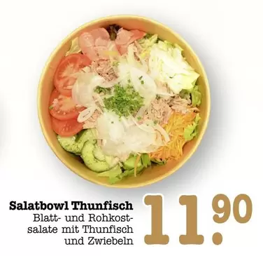 Salatbowl Thunfisch