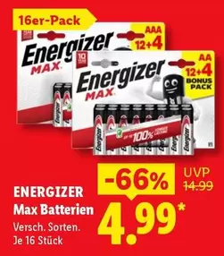 Energizer - Max Batterien