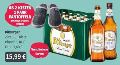 Bitburger - 2 Kisten Bier