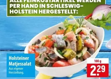 Hand - Holsteiner Matjessalat