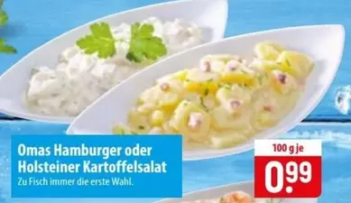 Wahl - Omas Hamburger oder Holsteiner Kartoffelsalat
