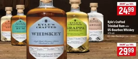 Grappa - Trinidad Rum oder US-Bourbon Whiskey