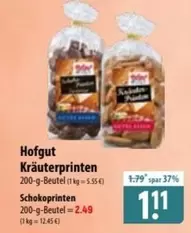 Kräuterprinten Schokoprinten