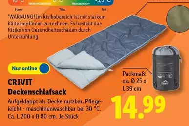 Deckenschlafsack