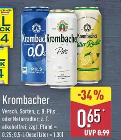 Krombacher - Pils oder Naturradler