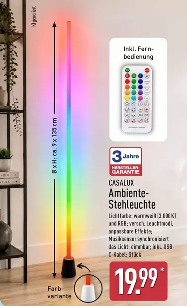Ambiente-Stehleuchte