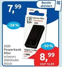 2GO - Powerbank Mini