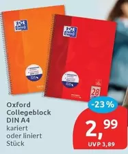 Oxford - Collegeblock DIN A4