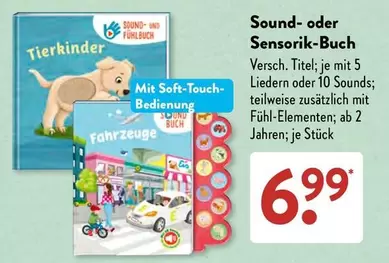 Sound- oder Sensorik-Buch