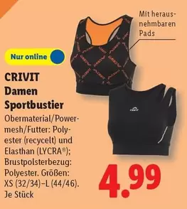 Damen Sportbustier
