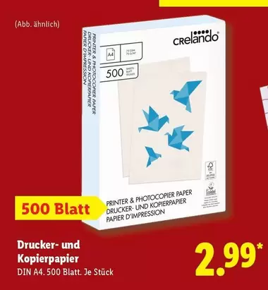 Drucker- und Kopierpapier