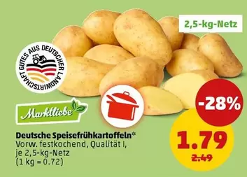 Deutsche Speisefrühkartoffeln