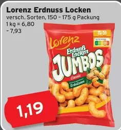 Erdnuss Locken Jumbos Classic