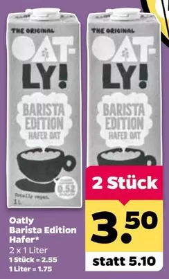 Oatly - Barista Edition Hafer*