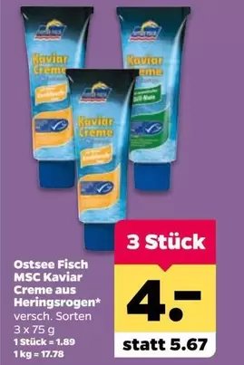 MSC Kaviar Creme aus Heringrogen