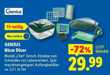 Genius - Nicer Dicer Modell "Chef"