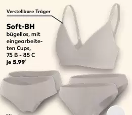 Soft-BH bügellos, mit eingearbeiteten Cups