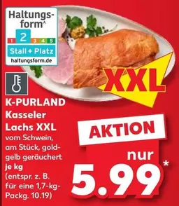 Gold - K-Purland Kasseler Lachs XXL vom Schwein
