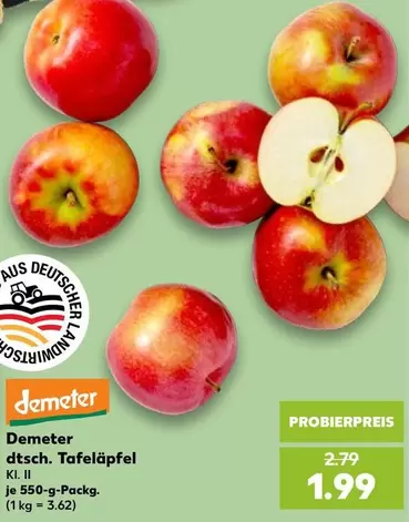 Dtsch. Tafeläpfel Kl. II