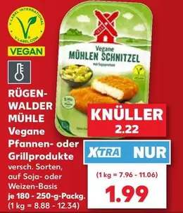 Vegane Mühlen Schnitzel