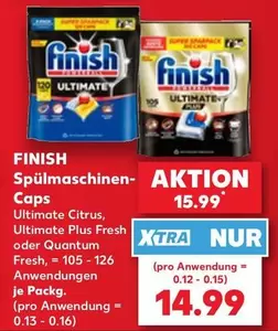 Finish - Spülmaschinen-Caps Ultimate Citrus, Ultimate Plus Fresh oder Quantum Fresh