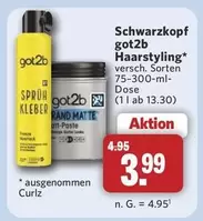 Schwarzkopf - Got2b Haarstyling