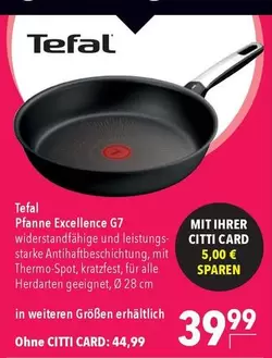 Tefal - Pfanne Excellence G7