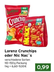Crunch - ips oder Nic Nac's
