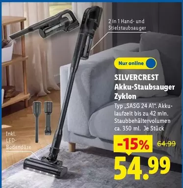 Hand - Akku-Staubsauger Zyklon