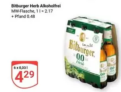 Bitburger - Herb Alkoholfrei MW-Flasche