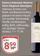 Dorina Lindemann Reserva Vinho Regional Alentejano