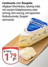 Allgäuer Weichkäse, rahmig-mild, mit zartem Edelpilsaroma oder rahmig, fein-würzig, mit typischer Rotkulturrinde, Doppelrahmstufe