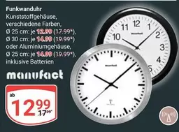 Funkwanduhren