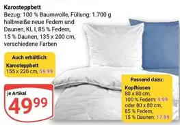 Karosteppbett
