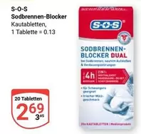 Sodbrennen-Blocker Kautabletten
