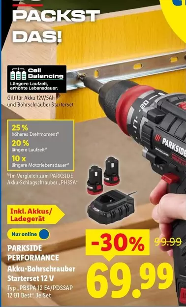 Akku-Bohrschrauber Starterset 12 V